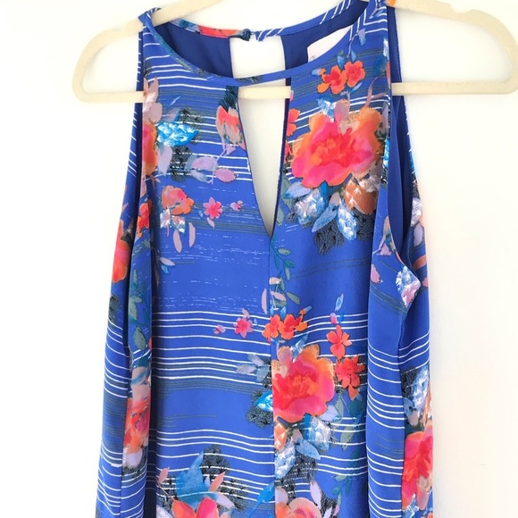 Charles Henrey Womens Tropical Floral Coconut Girl Cruise Shift Sundress medium - Picture 2 of 8